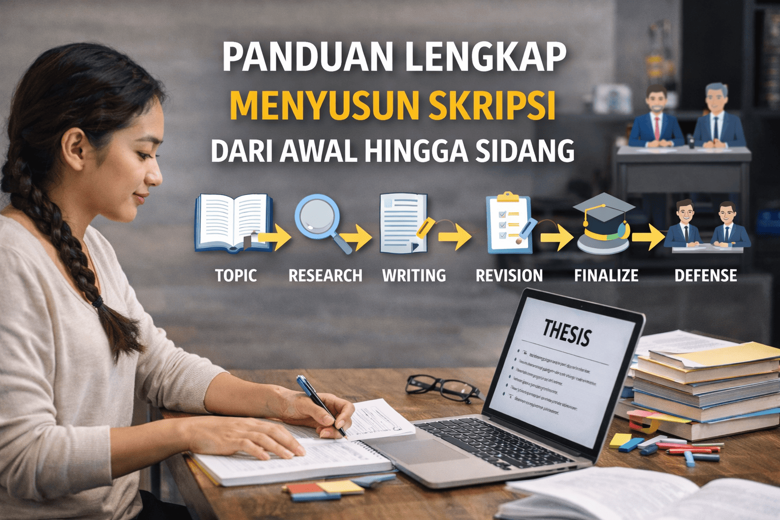 Panduan Lengkap Menyusun Skripsi dari Awal hingga Sidang